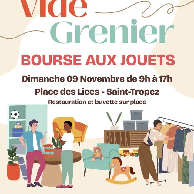 Vide grenier - Bourse aux jouets_Saint-Tropez