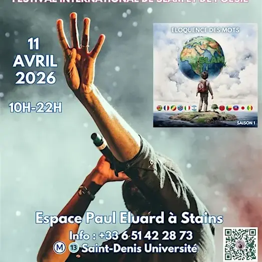 Festival International de Slam et de Poésie Eloquence Des Mots_Stains