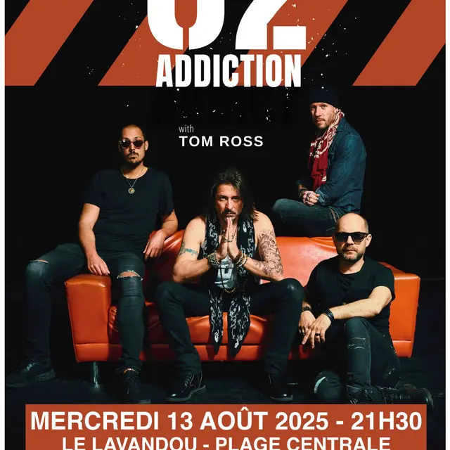 Concert sur la plage U2 Addiction Tribute_Le Lavandou