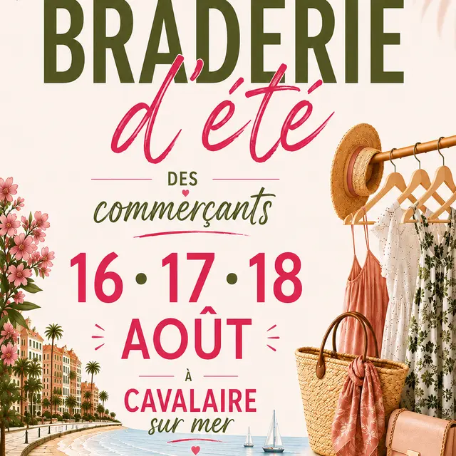 Braderie d'Eté des commerçants_Cavalaire-sur-Mer