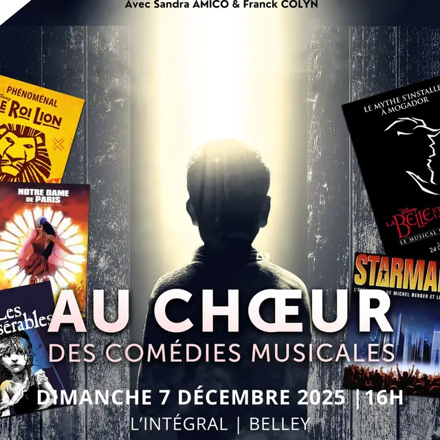 Concert : Au choeur des comédies musicales par la Voix des Alpes_Belley