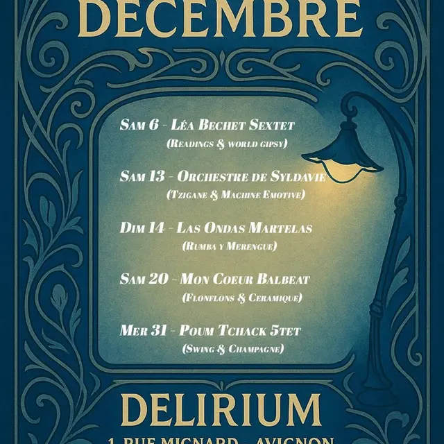 Soirées festives eu Délirium