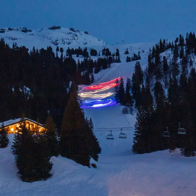 Descente aux flambeaux_Flaine