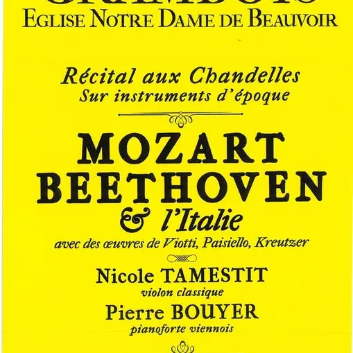 Mozart Beethovaen & l'Italie à l'église de Grambois_Grambois