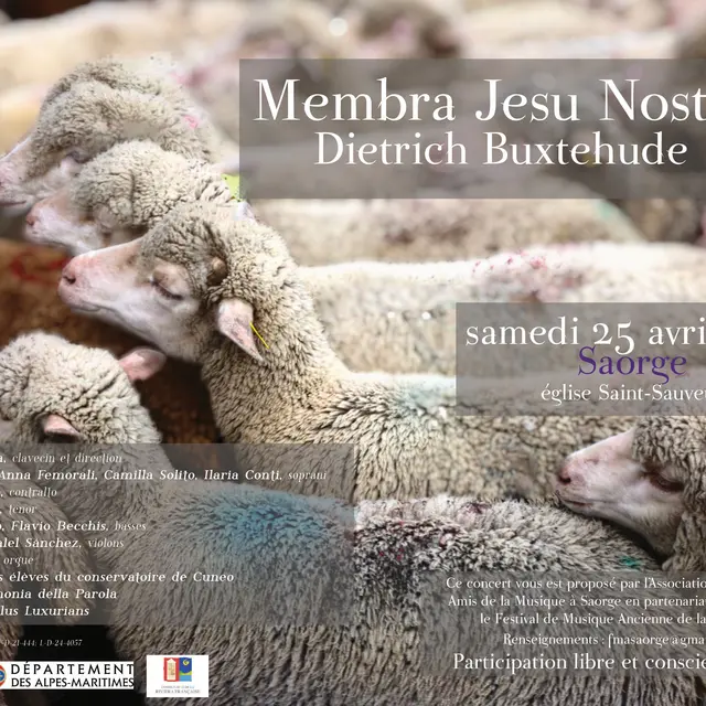 Concert Membra Jesu Nostri de Dietrich Buxtehude_Saorge