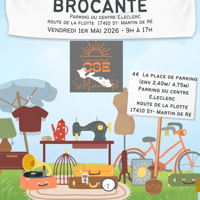 Vide-Grenier du CSE Leclerc_Saint-Martin-de-Ré