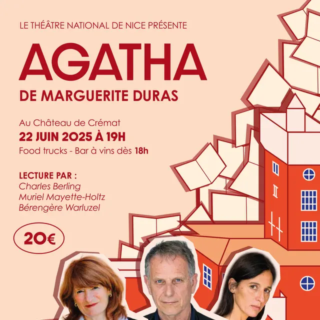 Lecture de Agatha - Par Charles Berling et Bérengère Warluzel_Nice