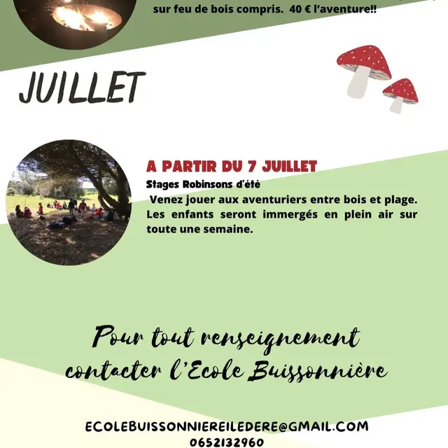 Programme école buissonière 2025