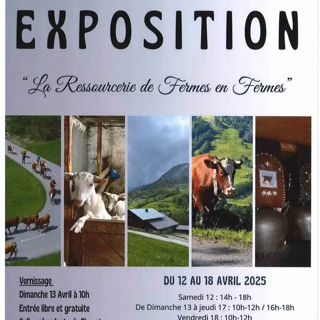 Exposition La Ressourcerie de Fermes en Fermes_Flumet