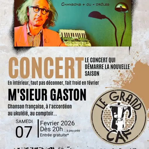 Concert de M'sieur Gaston au Grand Caf à Belley_Belley
