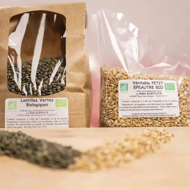 Didier Barneaud producteur de céréales bio