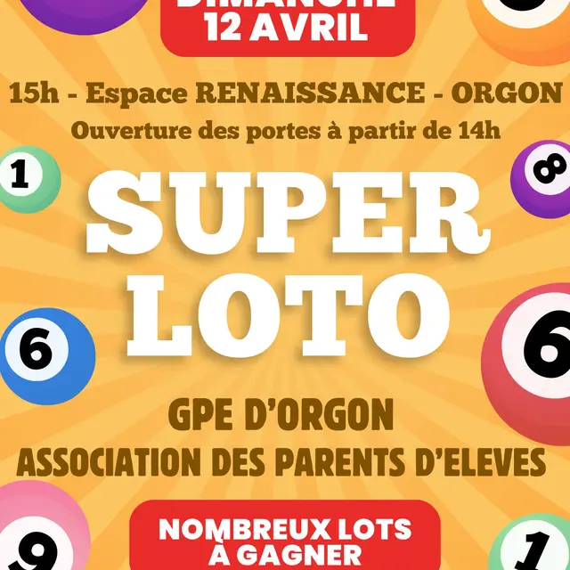 Loto de l'association GPE Orgon_Orgon