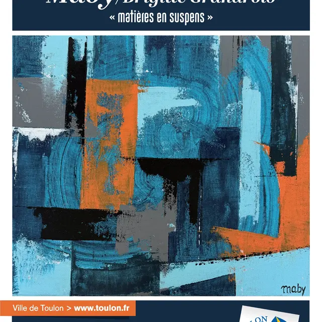 Exposition - Maby/ Brigittte Granarolo Matières en suspens_Toulon