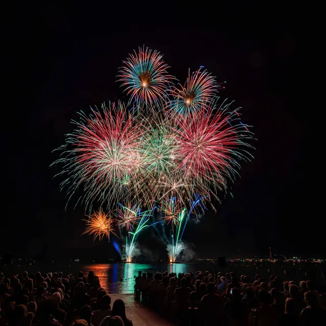 Feu d'artifice du 15 août à Grimaud_Grimaud