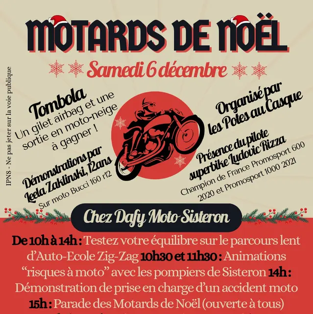 Motards de Noël_Sisteron