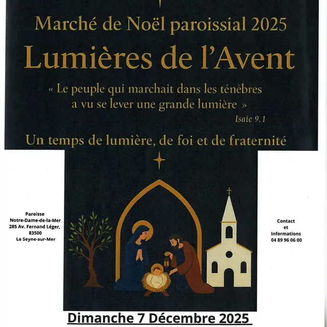 Marché de Noël paroissial -Lumières de l'Avent_La Seyne-sur-Mer