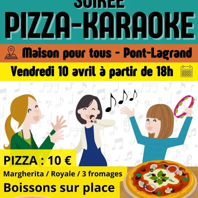 Soirée pizza - karaoké_Garde-Colombe