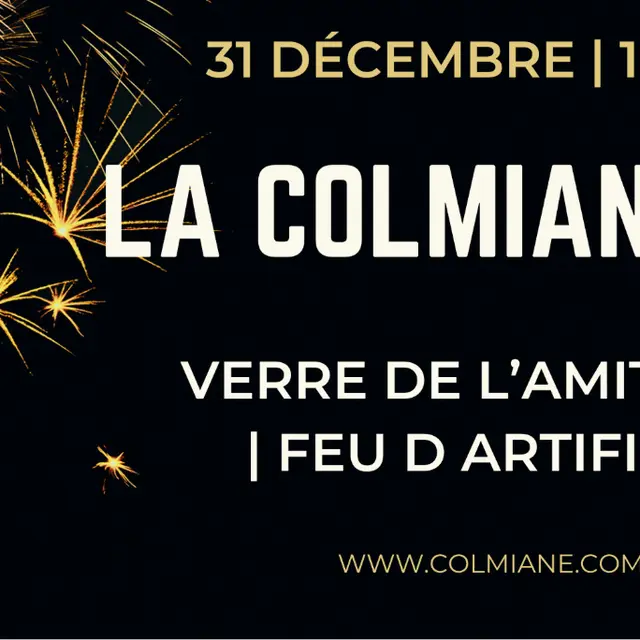 Feu d'artifice et Verre de l'amitié à La Colmiane_La Colmiane