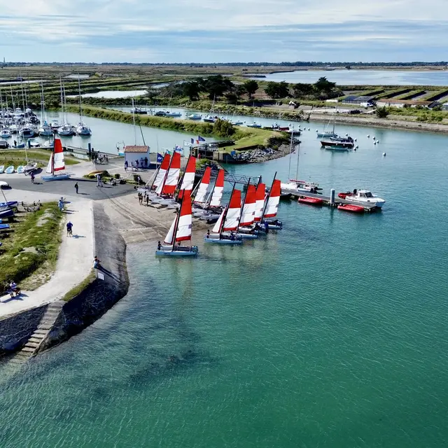 Départ du stage de catamaran