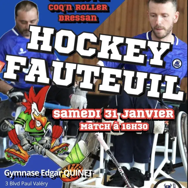 Affiche Hockey Fauteuil_Bourg-en-Bresse