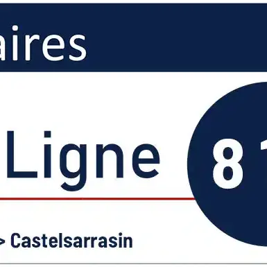 Ligne car 814 POMPIGNAN > CASTELSARRASIN_Pompignan
