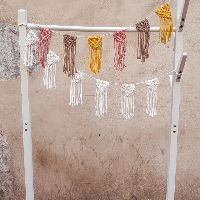 Atelier Macramé - Guirlande de fanions_Chambéry