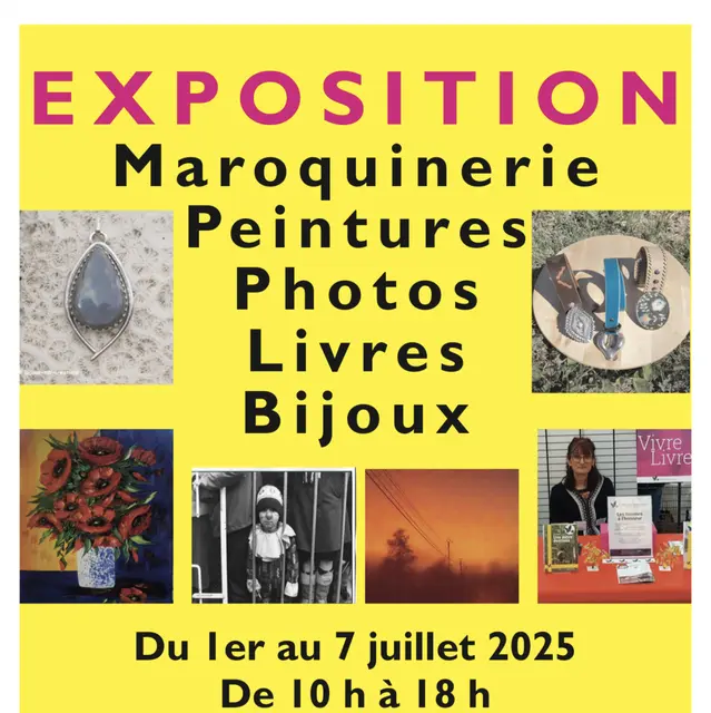 Exposition de bijoux, peintures, photos, maison d'éditions, maroquinerie, photographe/vidéaste_Mirepoix