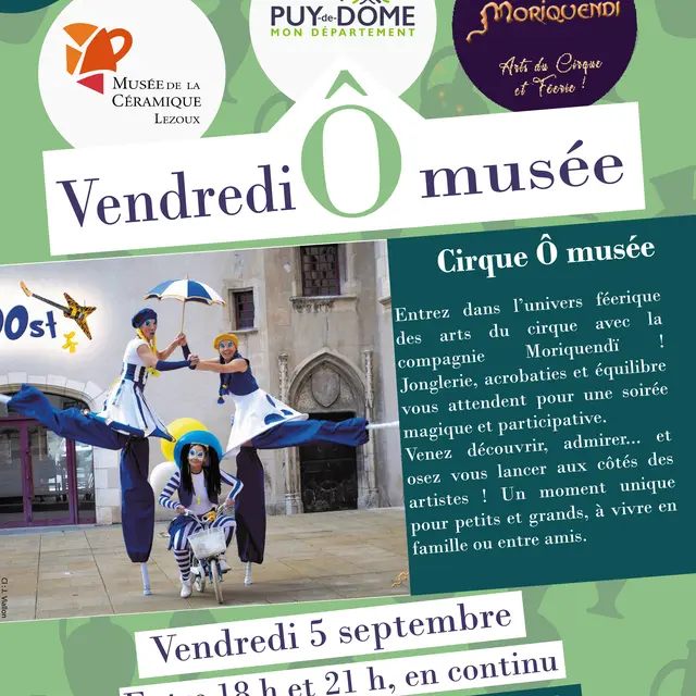 Cirque Ô musée – avec La compagnie Moriquendï_Lezoux