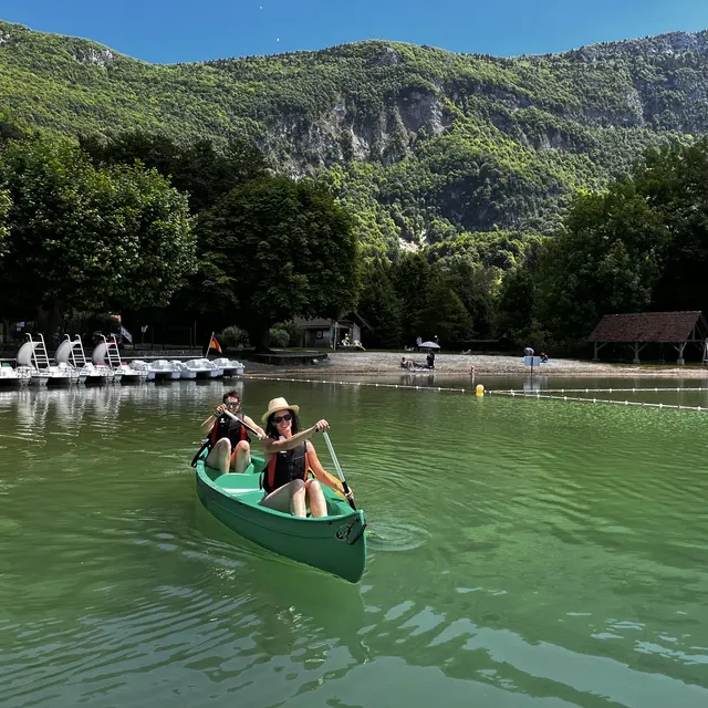 Canoë à Aiguebelette-le-Lac