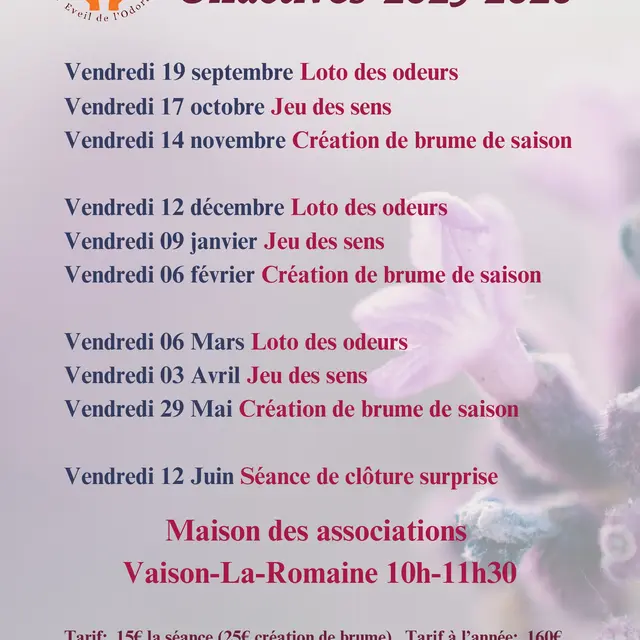Rencontres olfactives_Vaison-la-Romaine