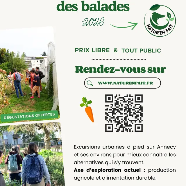 Balade natur'en fait le 13 avril à Annecy_Annecy