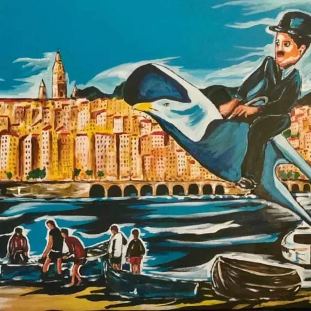 Artiste peintre - écrivain Bernard Laboureau_Menton