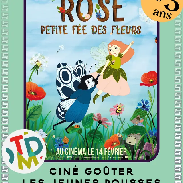 Rose petite fée des fleurs Ciné Goûter
