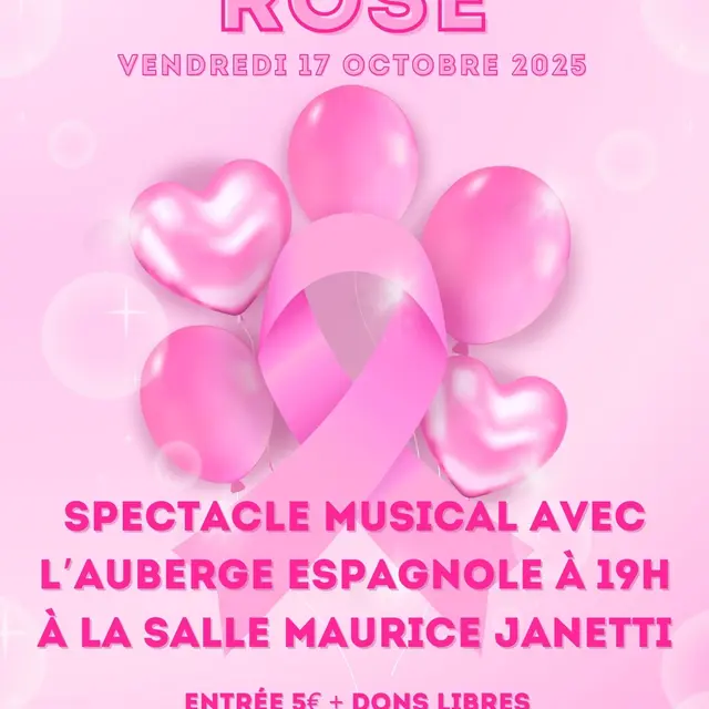 Spectacle musical : L'auberge Espagnole | Octobre Rose_Saint-Julien le Montagnier