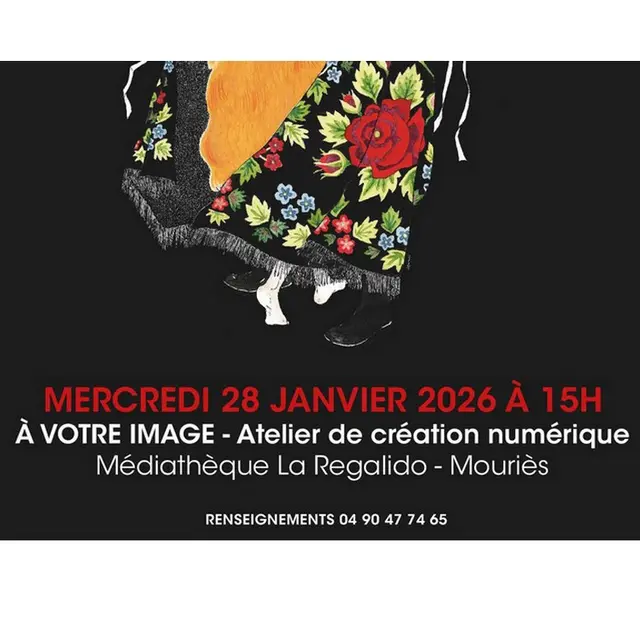 Nous, sorcière & sauvage : Atelier de création numérique À votre image Médiathèque de Mouriès 28.01.26