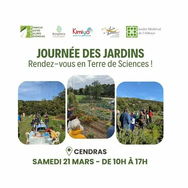 Journée des jardins - Rendez-vous en Terres de Sciences !