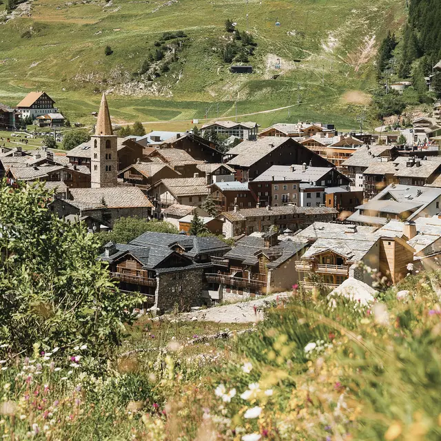 Le sentier balcon des Barmettes à Val d'Isère - Itinéraire de randonnée pédestre