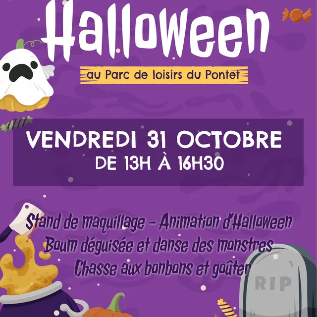 Halloween au centre du village