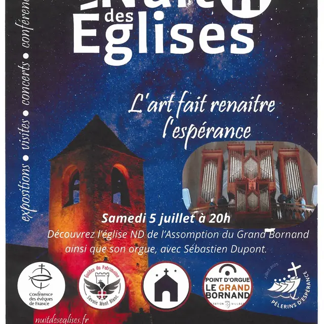 La Nuit des Eglises : visite de l'église et son orgue_Le Grand-Bornand