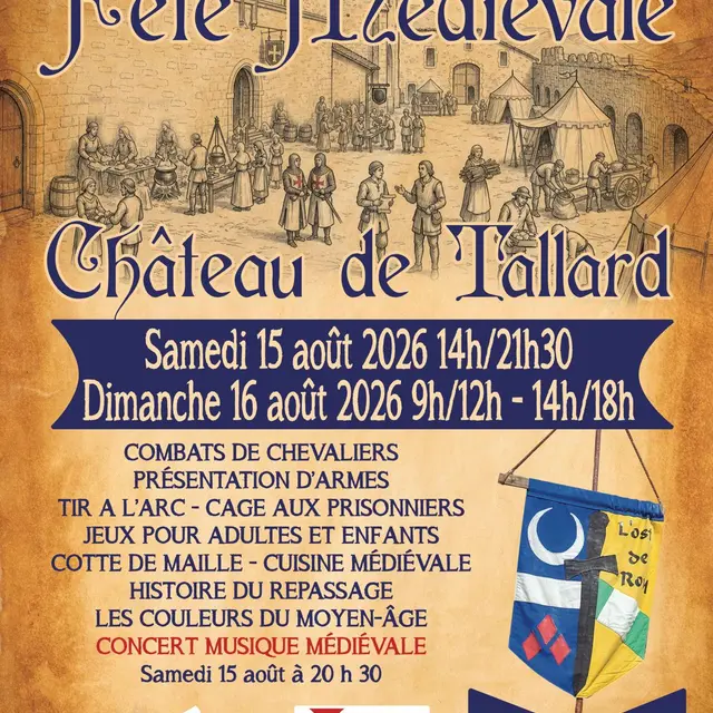 Fête médiévale l'Ost de Roy en partenariat avec la Mairie de Tallard_Tallard
