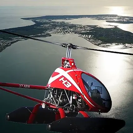 Survol de l'île en hélicoptère ULM