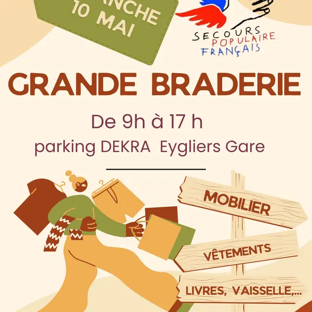 Grande braderie du Secours Populaire_Eygliers