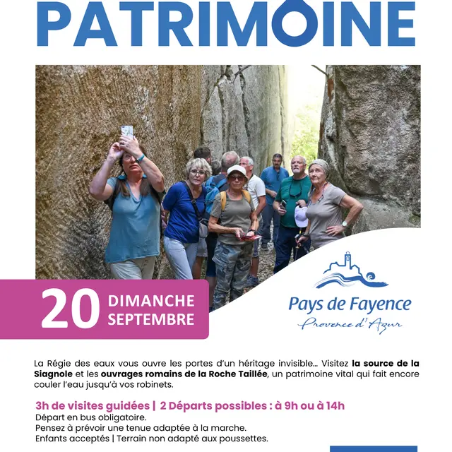 La source de la Siagnole et les ouvrages romains de la Roche Taillée_Mons