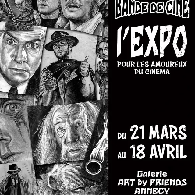 Exposition Bande de Ciné de l'artiste Tehel_Annecy
