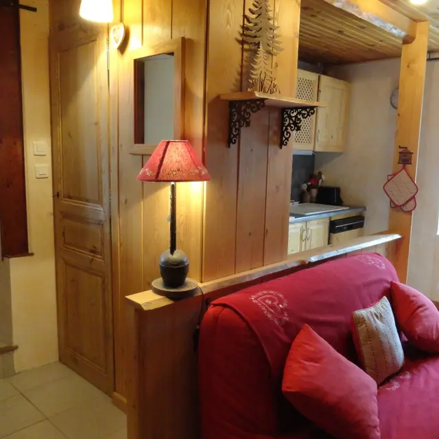 Entrée et salon, cuisine