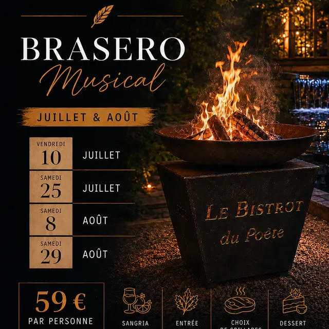 Brasero Bistrot du poète 2026