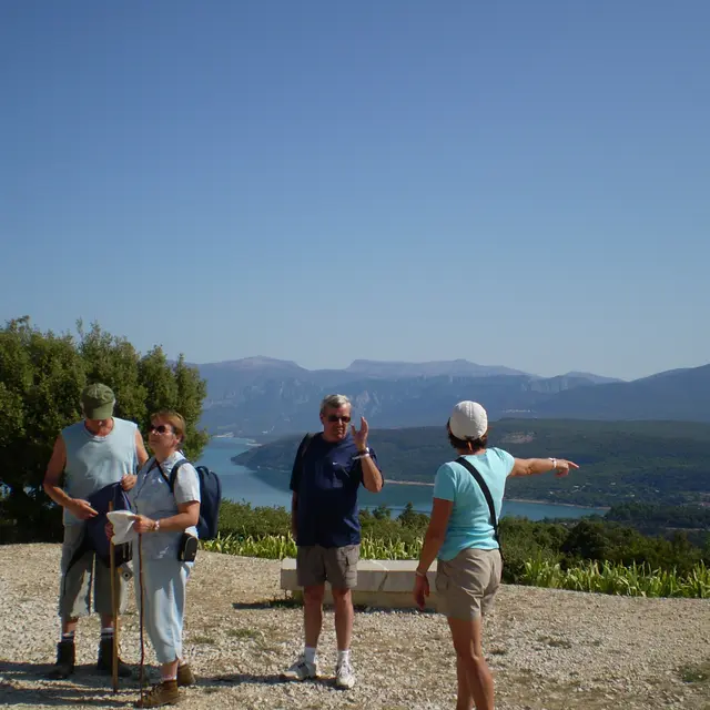 Vue sur le lac de Sainte-Croix