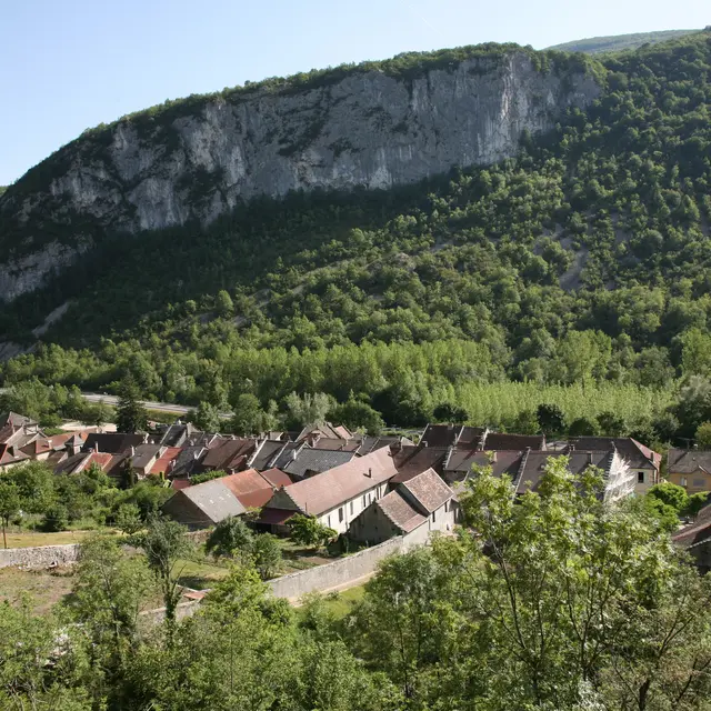 Vue aérienne Rossillon