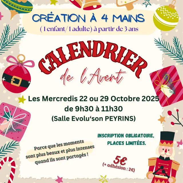 Atelier création à 4 mains enfant et adulte_Peyrins