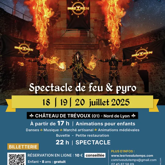 Les Fantastiques de Trévoux : Spectacle de feu & pyro_Trévoux
